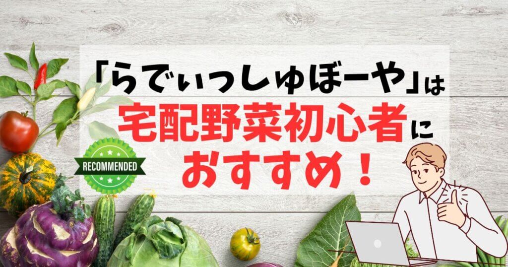 まとめ：らでぃっしゅぼーやは初めての宅配野菜利用者も安心のサービス